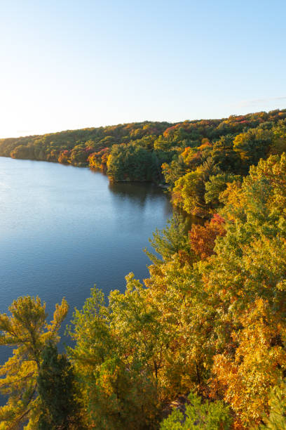 istock Autumn landscape at Starved Rock. 1437361166