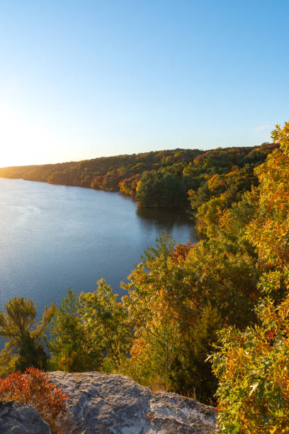 istock Autumn landscape at Starved Rock. 1437361168