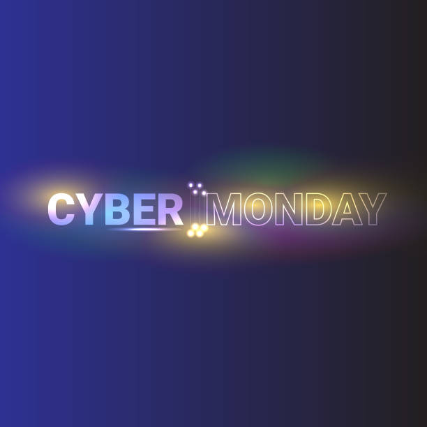 istock Cyber Monday sale digital circuit background banner template for business promotion vector illustration 1437361298