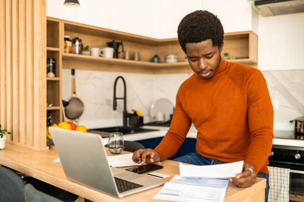 istock Personal finance. Online banking. 1437387470