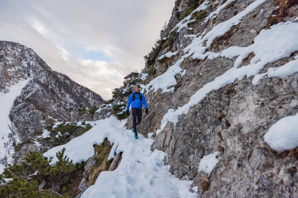 istock A Fit Caucasian Trail Runner Bounds Up Mountain Trail 1437392322