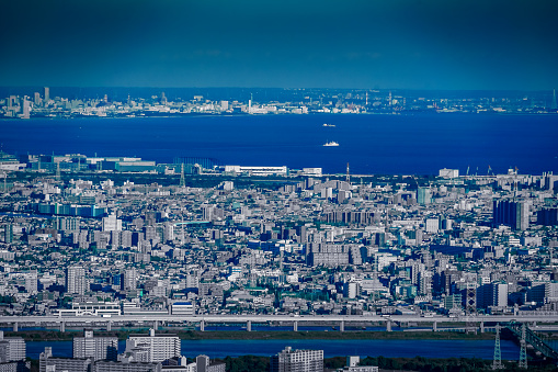 Arakawa and the city of Tokyo. Shooting Location: Sumida Ward, Tokyo