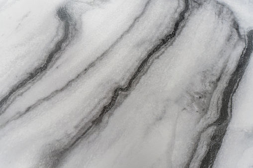 Irregular black and white texture of marble