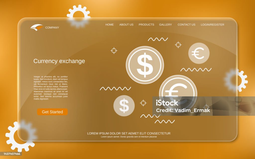 Currency Exchange Vector Concept Stock Illustration - Download Image ...