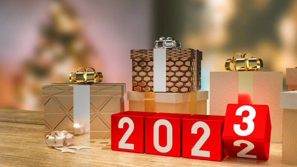 istock The 2023 number on red cube for new year or business concept 3d rendering 1437411337