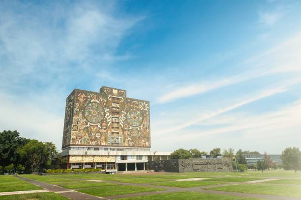 A UNAM University Library in Mexico