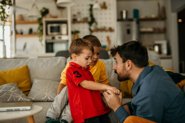 istock You can't behave like that to your brother 1437428689