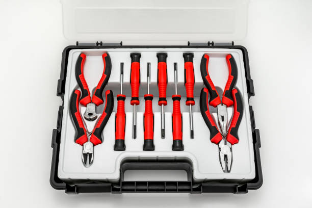 istock Universal set of hand tools in a case 1437428729