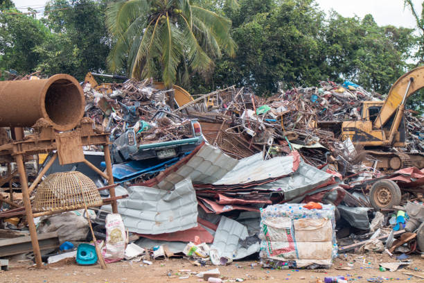istock Various types of waste in the waste plant 1437430281