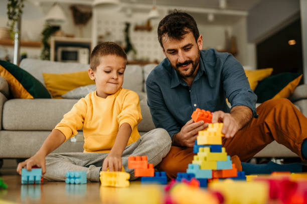 istock Daddy always have time to play with me 1437430359