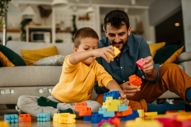 istock Daddy always have time to play with me 1437430440