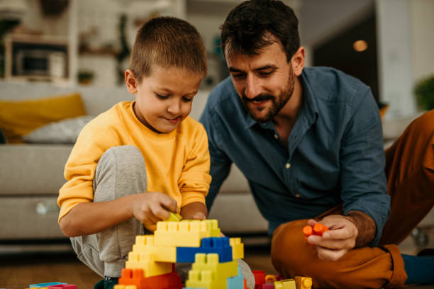 istock Toddler and Father playing time 1437431702