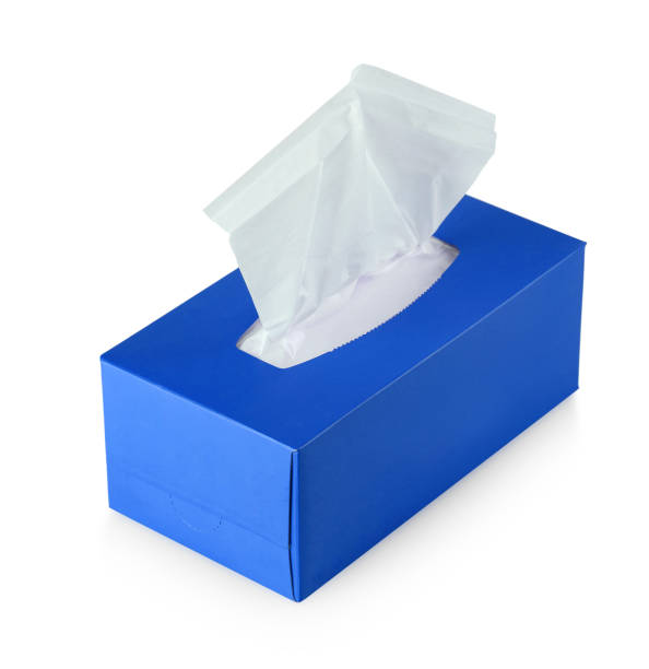 istock Blue Cleaning wipes isolated on white background 1437435484