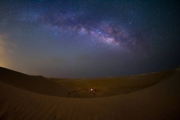 istock Milky way in desert above sand dune, empty quarter, Abu Dhabi, UAE. 1437435743