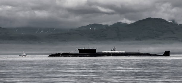 istock Atomic submarine On the parade in Kamchatka Peninsula 1437439835