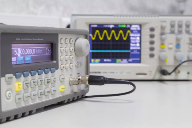 istock Power supplies and electronic measuring devices in the laboratory 1437441265