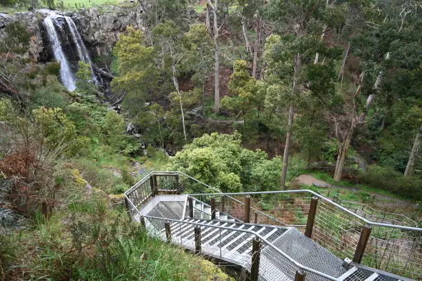 Sailors Falls waterfall ,Hepburn Regional Park, Corner Ballan Daylesford Road, Daylesford, Victoria, Australia