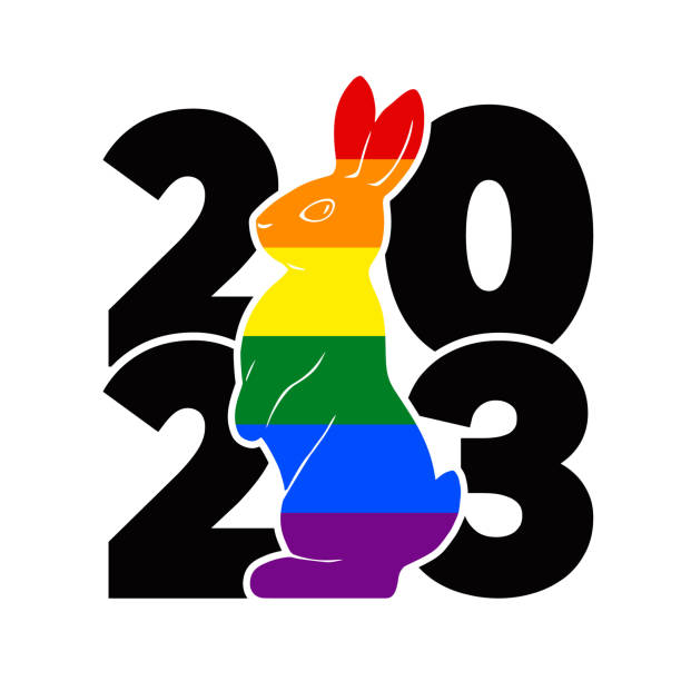 June Rabbit Pride Pride Rabbit Stock Photos, Pictures & Royalty-Free Images - iStock