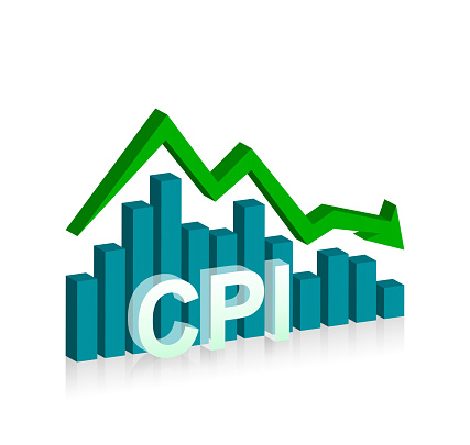 3d illustration of conceptual graph of increasing house prices isolated on a white background