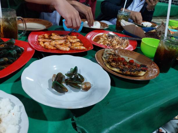 istock Asian style and seafood menu 1437445339