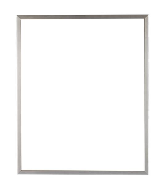 istock Metal rectangular frame for painting or picture isolated on a white background 1437451690