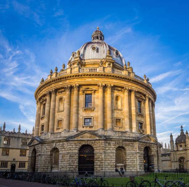 Oxford, United Kingdom – October 10, 2017: Radcliffe Camera and All Souls College at Sunset