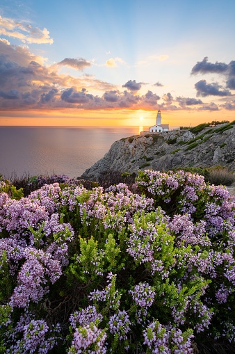 The Far de Capdepera, Capdepera lighthouse, in Mallorca (Majorca), Balearic Islands, Spain