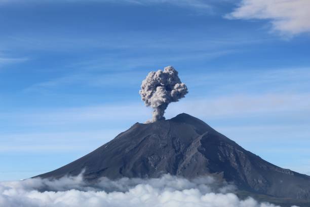 istock Active Popocatepetl volcano in Mexico against the blue sky 1437457268