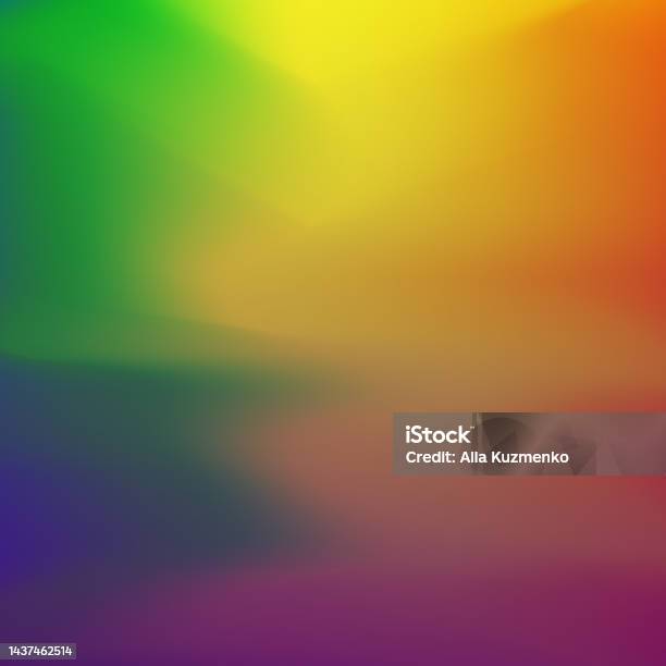 Lgbt Gradient Pride Month Gradient Rainbow Background Lgbt Flag Template Design ...