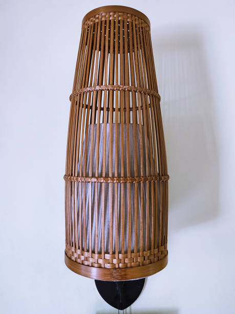 istock Decorative lampshades made of bamboo 1437465716
