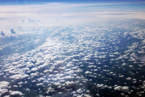 istock Aerial photography over clouds 1437466004