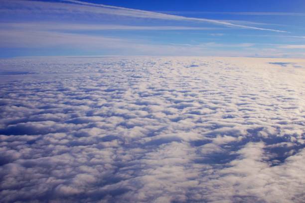 istock Aerial photography over clouds 1437466160