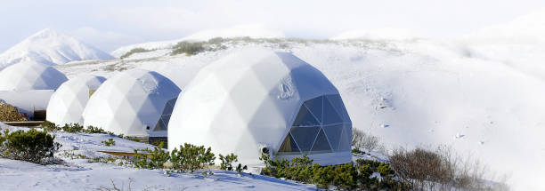 istock winter glamping on a volcano, Kamchatka Peninsula 1437472118