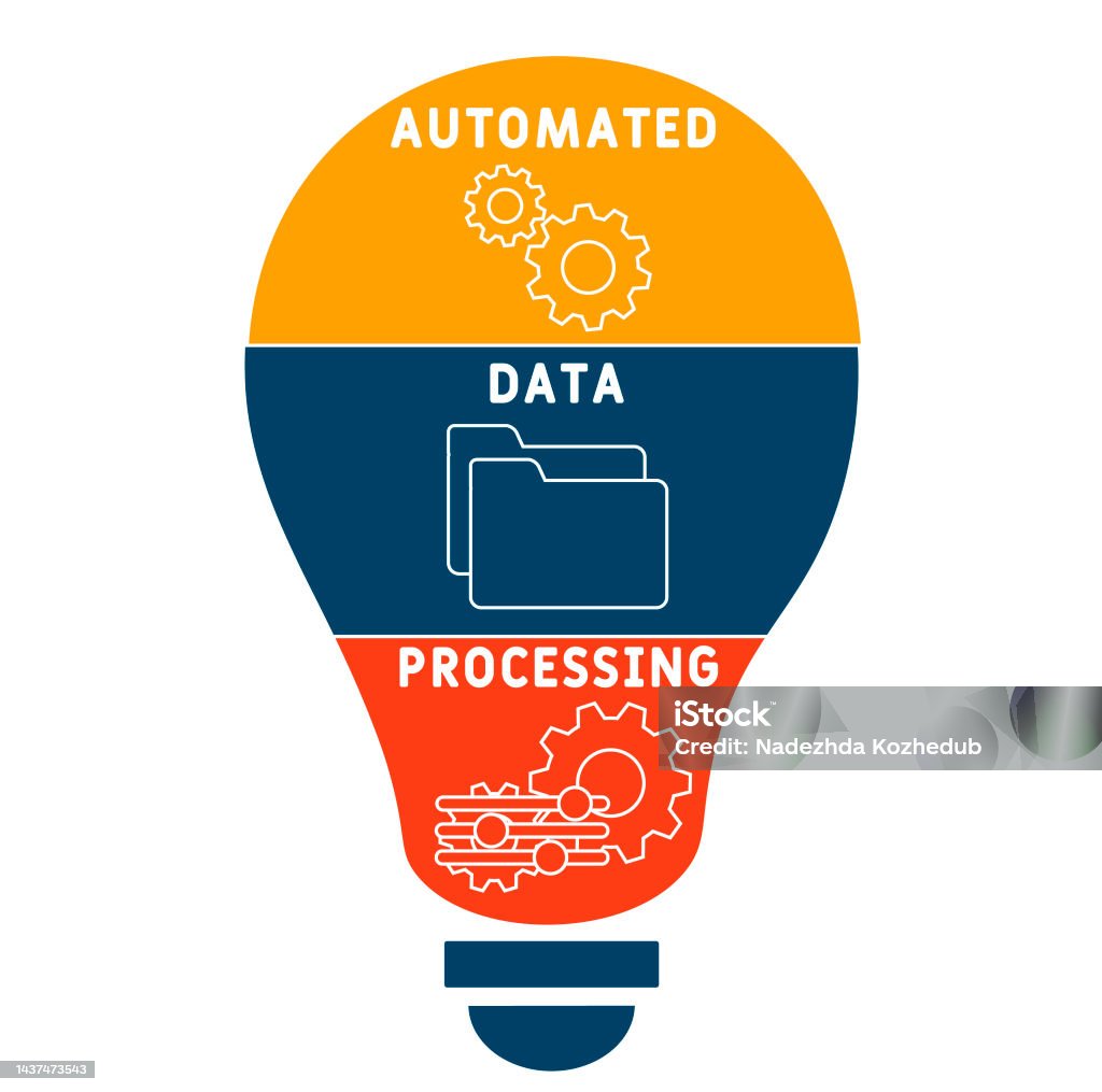 Adp Automated Data Processing Acronym Stock Illustration - Download ...