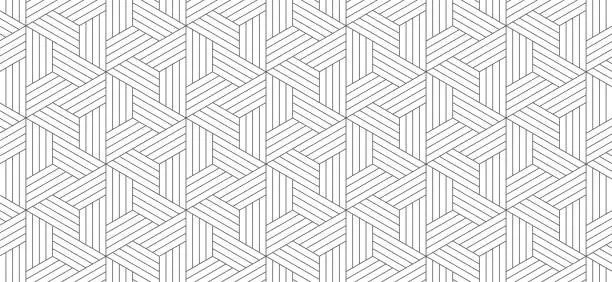 Vector illustration of abstract gray white triangle, geometric background, striped polygon pattern, network concept