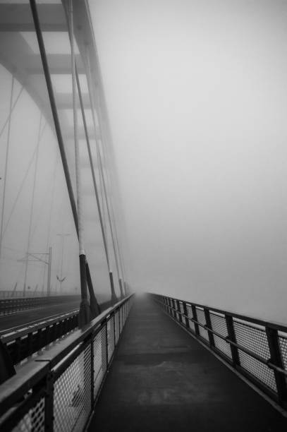 istock Bridge in fog 1437476654