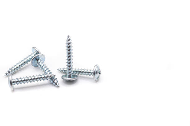 istock Image of screws on isolated background. 1437477977