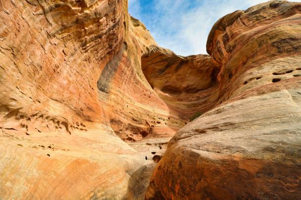istock Beautiful patterns on the Charyn Canyon in Kazakhstan 1437479526