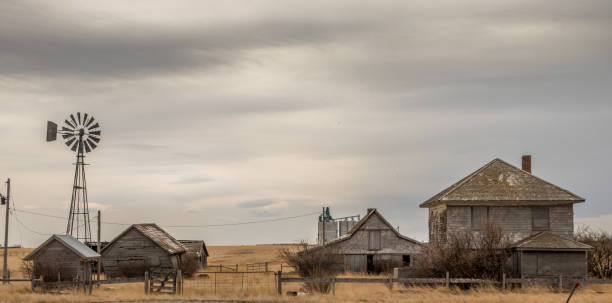 istock Rustic fam buildings Vulcan County Alberta Canada 1437482066