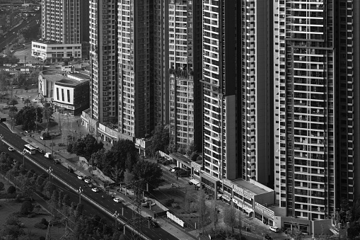 Black and white Chengdu