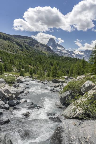 istock Mountain landscape in Zermatt, Switzerland 1437485390