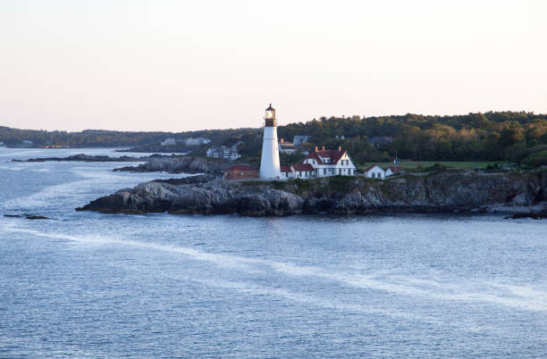 istock Portland Head Light Lighthouse At Dusk 1437486839