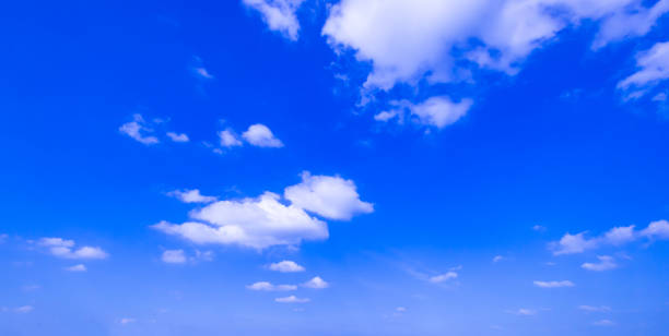 istock panorama blue sky with cloud and sunshine background.beautiful mystical clouds, unusual cloud formation, altomuculus lenticularis. 1437487352
