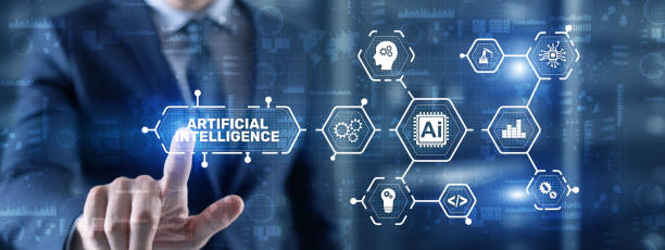 istock Artificial Intelligence Nanotechnologies Business Technologies concept. Futuristic background 1437489247