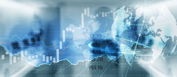 istock Financial chart for your business. Mixed Media Forex 1437489282