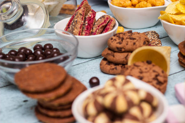 istock Salty and sweet snacks 1437491968