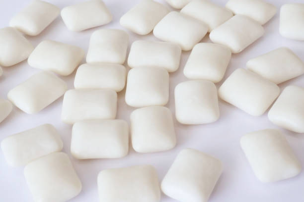 istock White chewing gum on a white background close up 1437492365