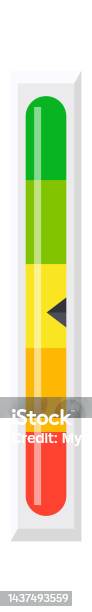 Indicator Color Vector Vertical Colored Indicator Vector Illustration Stock Illustration ...