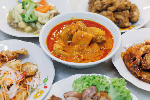 istock Chicken Curry On White Bowl Close Up. 1437494759