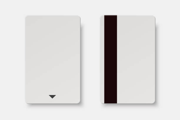 ベクター画像3dリアルな空白の白い客室標準プラスチックキーカード磁気ストリップ付き。モックアップ、ブランディング用のホテルの部屋のプラスチックキーカードのデザインテンプレー� - hotel key key hotel isolated点のイラスト素材／クリップアート素材／マンガ素材／アイコン素材